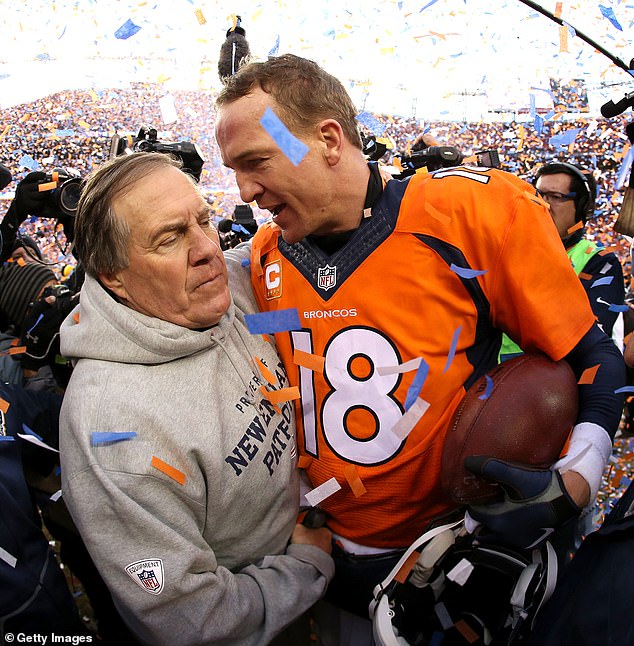 Manning and Belichick played against each other for years and were now able to work together at ESPN