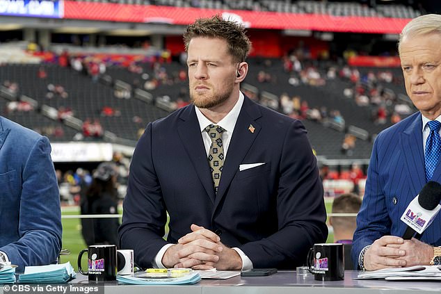 Watt joined CBS as an NFL analyst after finishing his distinguished playing career in the NFL