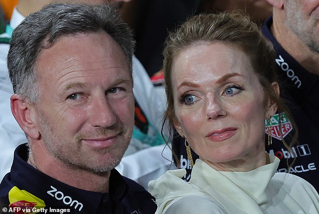 Red Bull boss Christian Horner, left, has been given strict rules by his wife Geri Halliwell ahead of the Australian F1 Grand Prix