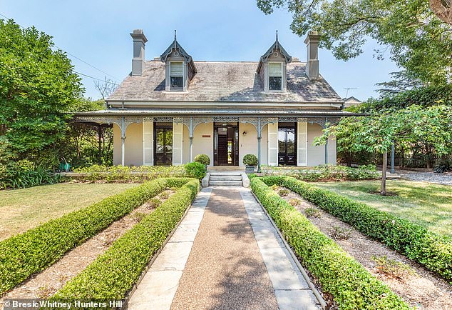 The Victorian-era house in Hunters Hill (pictured) was purchased the year after Ms. Maehashi made the New York Times Best Sellers List for her debut cookbook