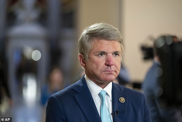 McCaul brings along Christy Shamblin, the mother-in-law of Marine Sgt.  Nicole Gee, one of thirteen US troops killed in the withdrawal – in President Biden's State of the Union address tonight