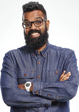 Among the stars rumored to be taking the reins from Ralf Little is comedian Romesh Ranganathan