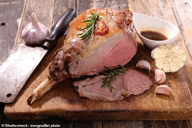 If you really want to impress your family and friends on Sunday, you may need to rethink the way you cook your leg of lamb, experts say (stock image)