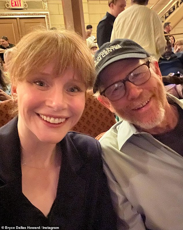 Ron Howard, 70, recently revealed why he and his wife Cheryl forbid their four children, including Bryce Dallas Howard, 43, from acting as child stars;  Bryce and Ron in the photo