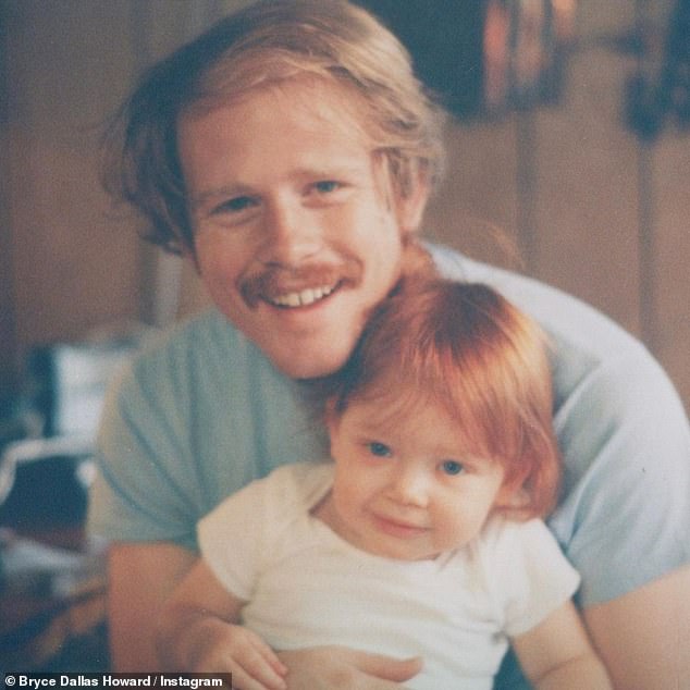 Ron learned many lessons from his time as a young star on The Andy Griffith Show and Happy Days, namely that he and his wife refused to support their children as child actors;  the proud father of four is seen with Bryce as a toddler