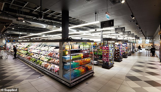 The supermarket (pictured) took home the International Retailer of the Year award presented by the Independent Grocers Alliance at an awards ceremony in Las Vegas