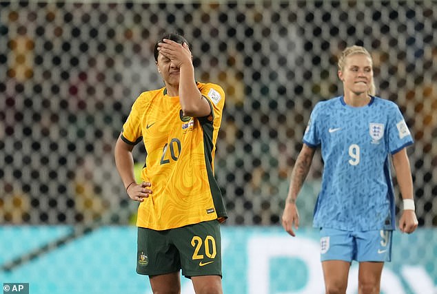 Sam Kerr is said to have called a police officer a 'stupid white PC'