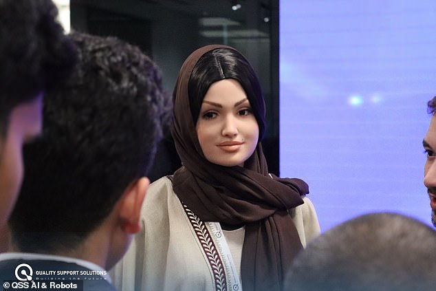 Saudi Arabia now has a matching pair of male and female humanoid robots with artificial intelligence (AI) that is culturally Saudi - meaning the 'woman' (Sara, above) will not discuss forbidden topics like sex and politics