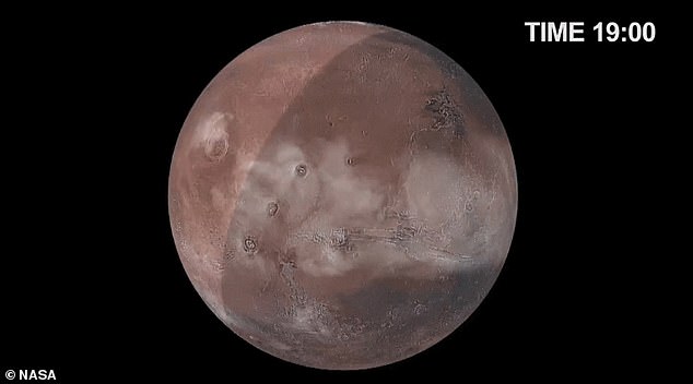 Mars has no flowing water on its surface, but its atmosphere does contain small amounts of water ice.  To make the planet habitable, humans would need to unlock the frozen water in the atmosphere and beneath the planet's surface