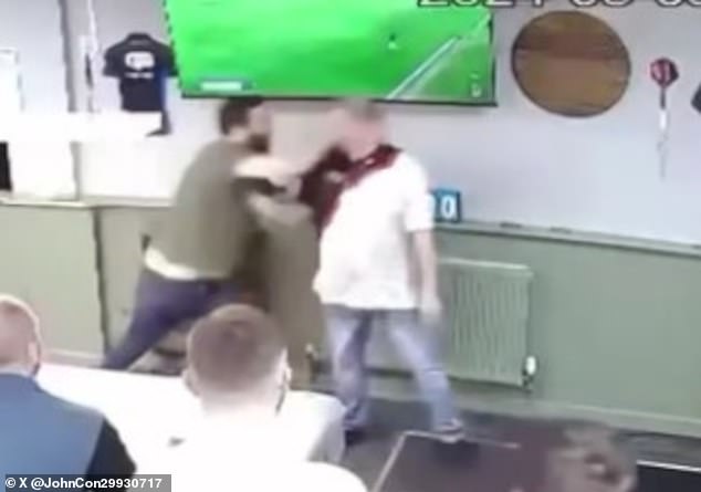 Footage has emerged online showing Smith-Neale appearing to punch his opponent during an amateur darts event