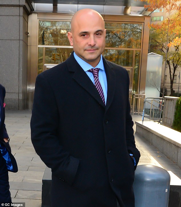 Craig Carton is seen leaving the United States Court House on November 30, 2017 in New York