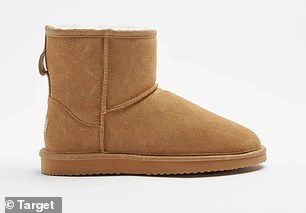 Target Sheepskin and Leather Slipper Boot ($60)