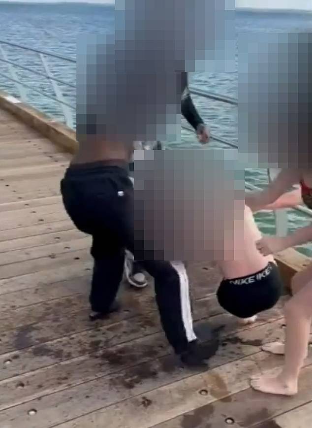 14-year-old Dakota, from Melbourne's west, was walking with her friend along Melbourne's Altona Pier when five older teenage girls attacked her on Wednesday afternoon.