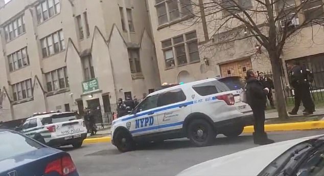 Six people – including five students and a security guard – were shot and five were arrested at a charter school in New York City