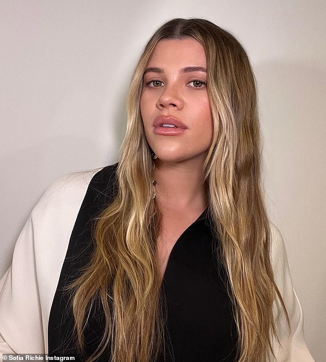 Sofia Richie took to Instagram as she showed off her clear skin during an ambassadorship with SkinCeuticals