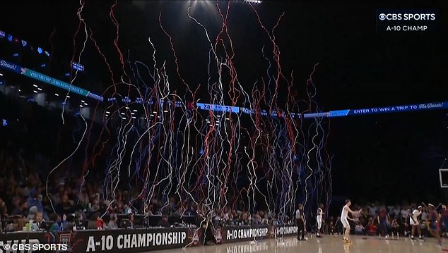 With 18 minutes to play, the confetti cannons went off early at the Barclays Center