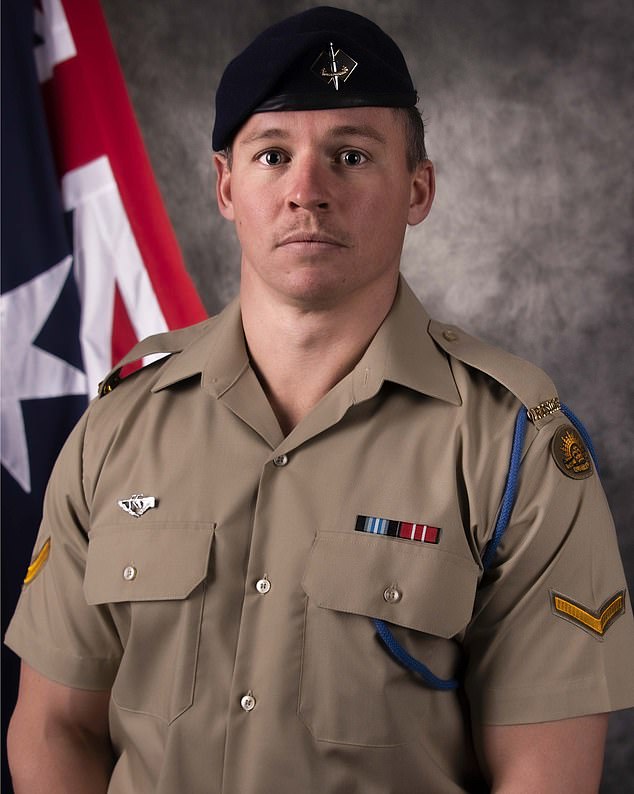 Lance Corporal Jack Fitzgibbon was conducting an exercise at an RAAF base in Richmond, northwest Sydney, about 6.30pm on Wednesday evening when his parachute reportedly failed to open.