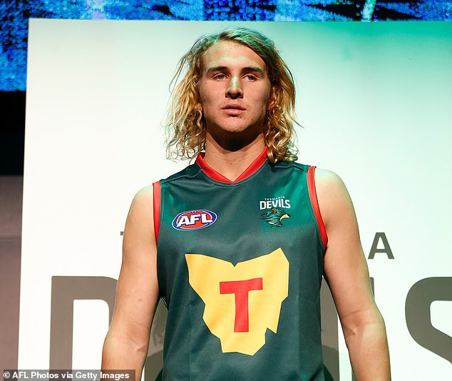 The colours, logo and base jersey for Tasmania's AFL and AFLW teams have been released