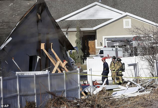 When emergency responders were able to enter the interior of what was left of the duplex, they searched the rubble and pulled the victim from the ashes.