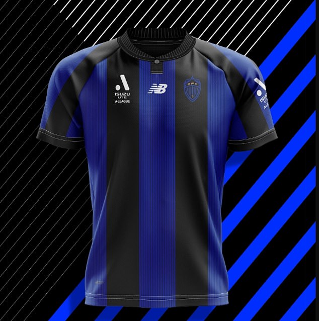 Auckland FC are the A-League's newest team and will join the competition next year, with a vibrant new strip (pictured)