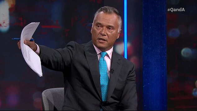 According to the report, many of the complaints were 'identically worded'.  Meanwhile, TV Tonight reports that people were urged to contact the ABC and advised on how to 'outline a complaint'.  Pictured: former Q+A Stan Grant