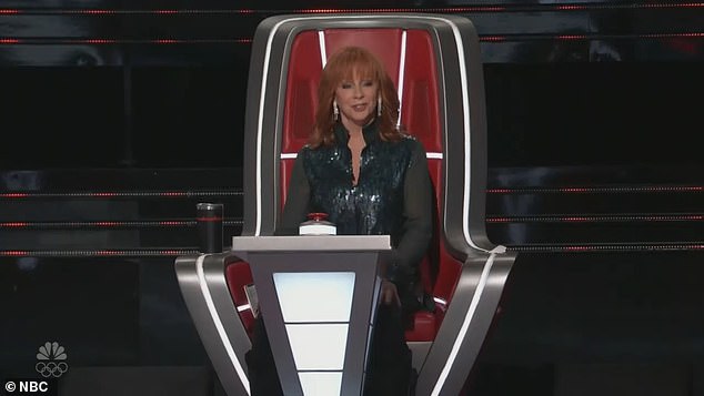 Reba McEntire was ecstatic when she beat out the other coaches to win talented singer Elyscia Jefferson to her team on Monday's episode of The Voice on NBC