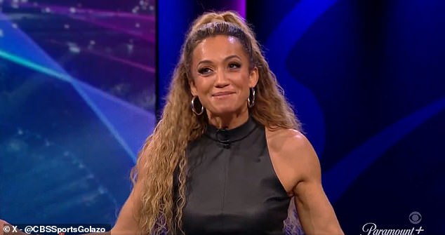 Kate Abdo was hilariously questioned by her CBS experts during the Champions League show on Tuesday