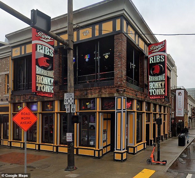 The mother of four was accused of attacking multiple waitresses at Rippy's Honky Tonk on Nashville's iconic Broadway Street around 10:45 p.m. Saturday.