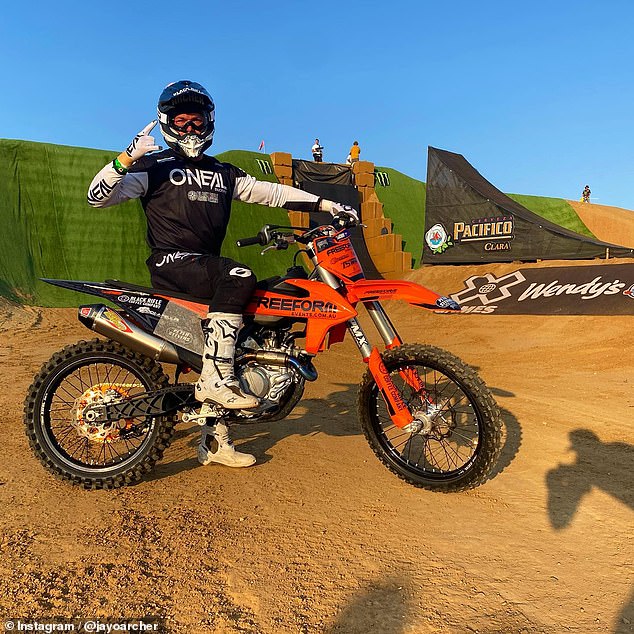 Motocross legend Travis Pastrana called Archer 