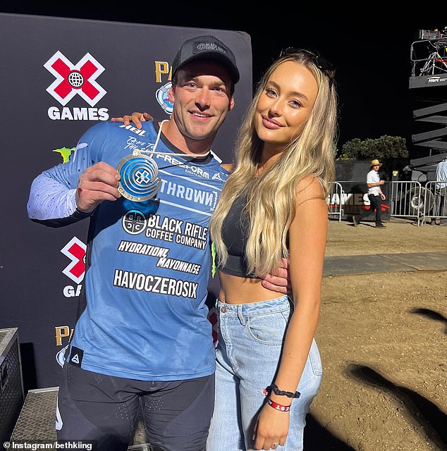 Jayden 'Jayo', Archer (pictured with girlfriend Beth King) was a member of the famous Nitro Circus crew for over a decade and was a two-time X Games medalist