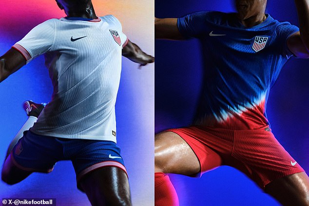 US Soccer released its 2024 kits on Monday, with Nike going for a bold uniform design