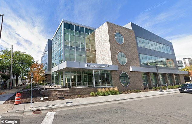 The clinic's location, meanwhile, has yet to be revealed – at a time when reproductive freedoms across the country remain more up in the air than ever.  Pictured: Planned Parenthood in Minneapolis