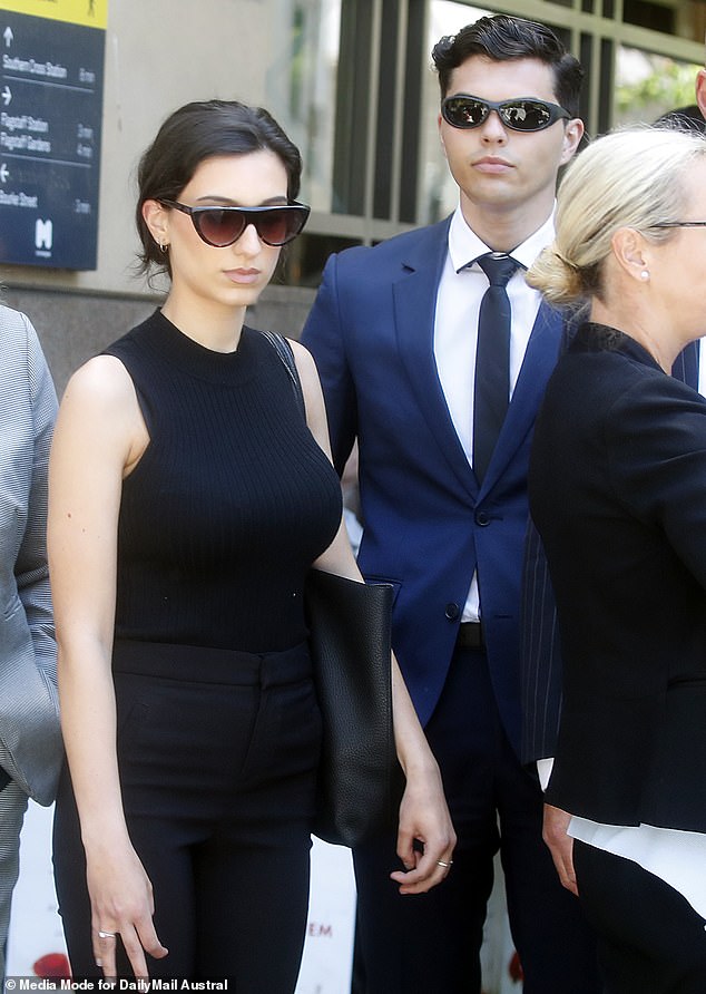 Kim McCurley (left) stood by her husband during his court appearances