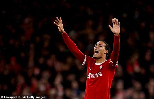 Virgil Van Dijk gave an emotional speech to the Liverpool youngsters ahead of the match against Southampton on Wednesday evening