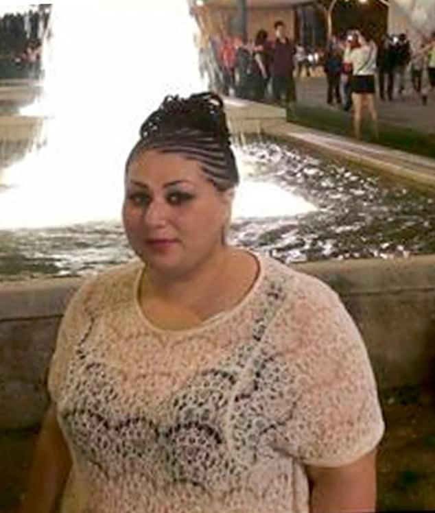 The beautician, pictured before her bariatric procedure, was unable to carry out the surgery needed to remove the excess skin on the NHS and paid thousands of pounds for treatment in Turkey