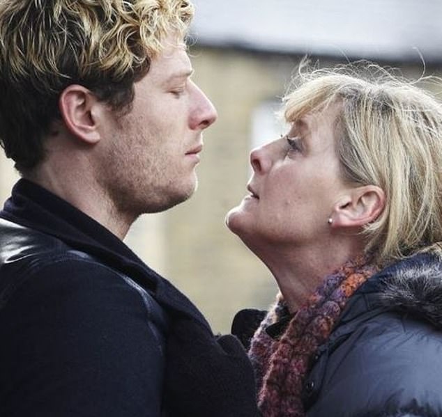 Sarah Lancashire as Sergeant Catherine Cawood and James Norton as Tommy Lee Royce in a scene from the hit BBC drama series Happy Valley