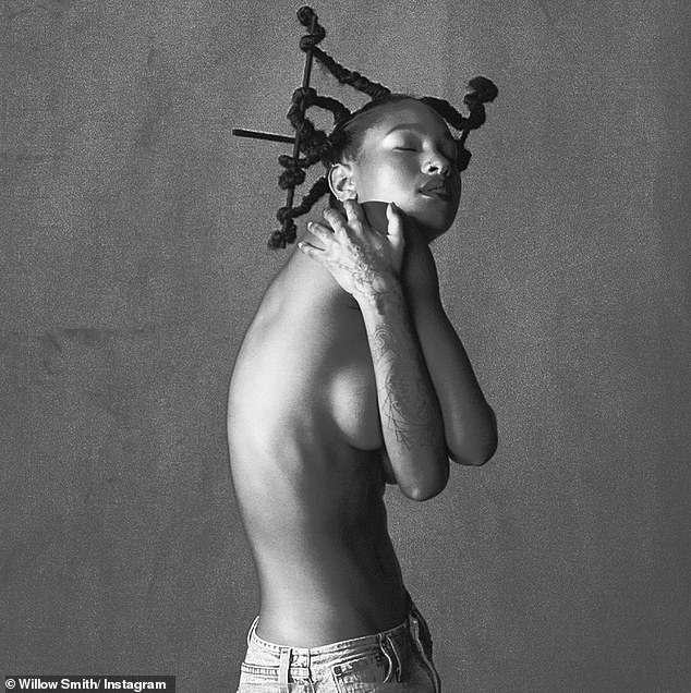 Willow Smith took to her social media channels on Monday to tease artwork for her upcoming new single Symptom of Life