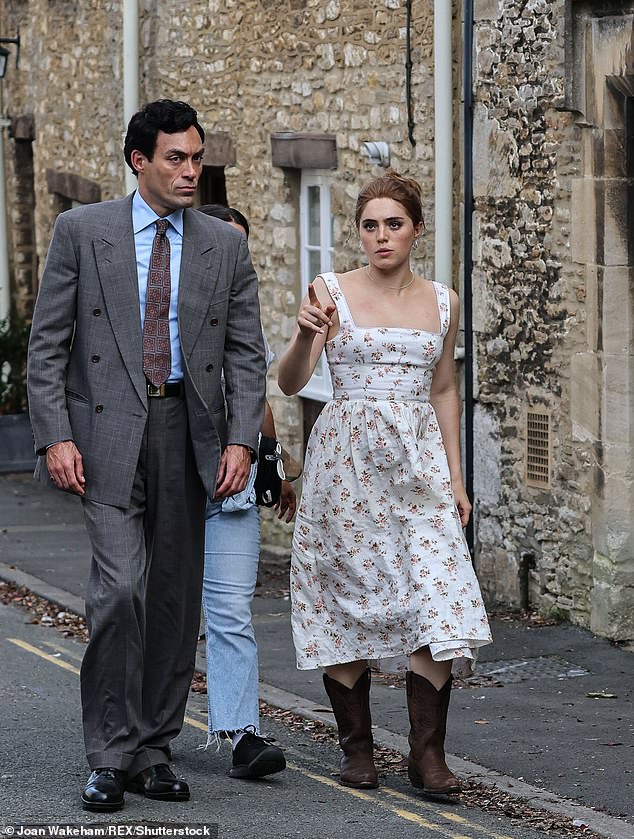 Note the age difference: Alex Hassell and Bella Maclean, who play his teenage lover