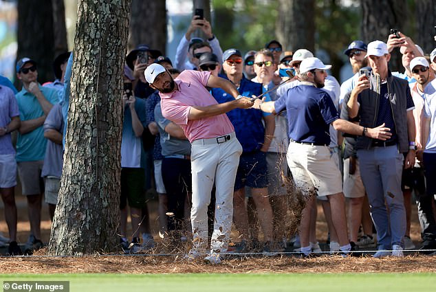 Scheffler, who is bidding to defend the title in Florida, held on with a three-under-par 69