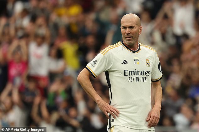 Zinedine Zidane rolls back the years at the age of