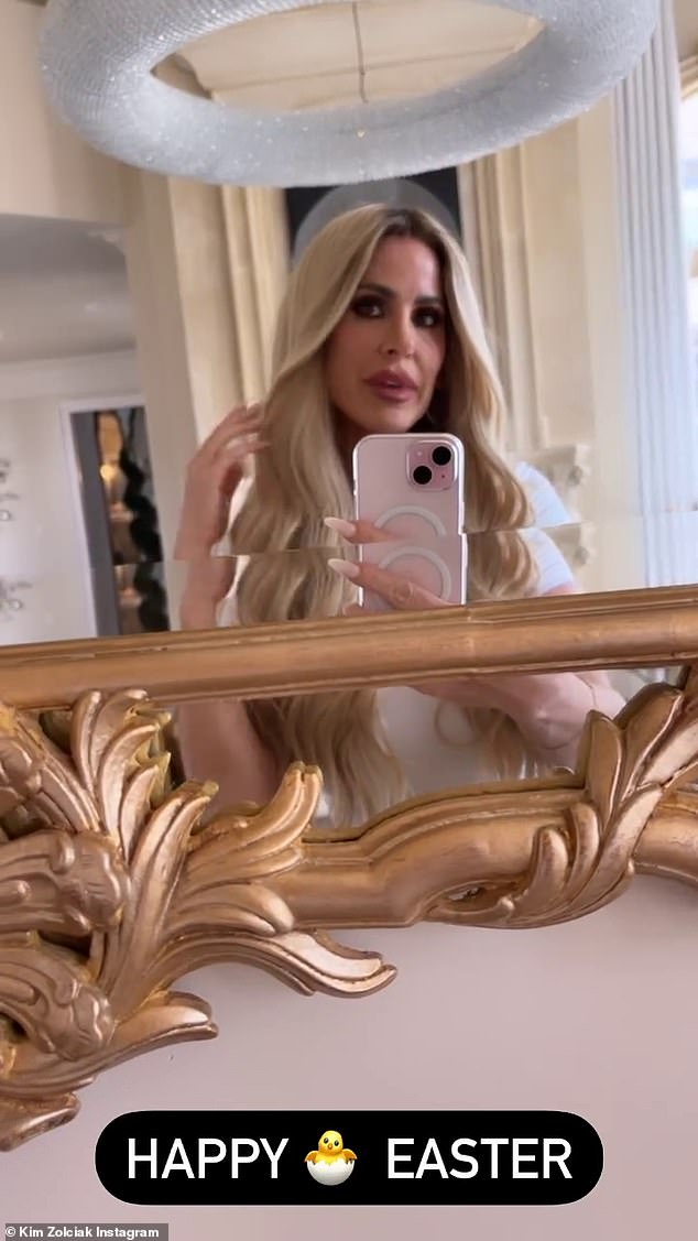 The 45-year-old reality star - who has 6.3 million followers on social media - announced: 