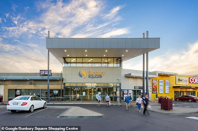 The teens who allegedly stole the SUV led police on a wild chase through Melbourne's northwest before the trio allegedly dumped the vehicle at the Sunbury Square Shopping Center (stock photo)