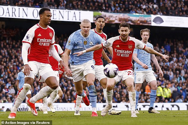 Arsenal were beaten 4-1 at the Etihad Stadium last year, but managed to demolish City in a resolute game.