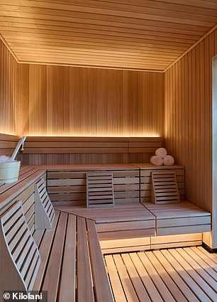 Using a sauna releases toxins