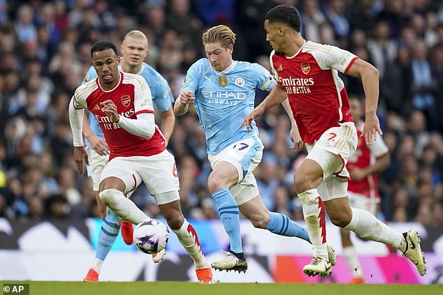 The Gunners denied City's players space and swarmed around them when they were out of possession