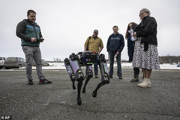 The $70,000 robot can be controlled by a computer or an automated schedule