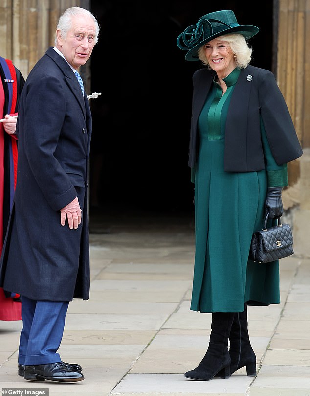 Body language expert James suggested Camilla didn't have to pay too much attention to her husband, saying: 'it didn't appear she was on any form of nursing duty'