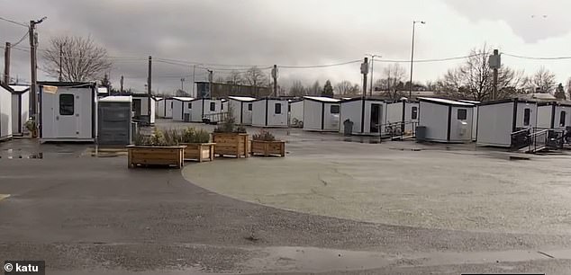 A pod village that will house dozens of homeless Washington County residents