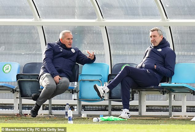 The 52-year-old (right) spent eleven years at Manchester City in various junior teams