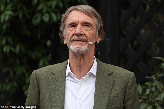 United's search for Wilcox threatens to become the second bitter attempt to expand their recruitment team since Sir Jim Ratcliffe (pictured) arrived at the club.